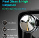 Blindspot Rearview Convex Mirror – 2pcs | Wide-Angle Anti-Glare Side Mirror for Cars & Vehicles