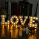 LED Alphabet Letter